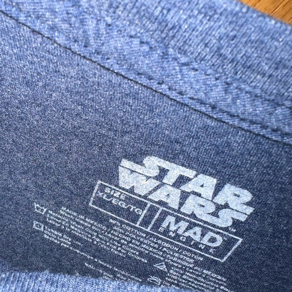 Blue Star Wars Mandalorian Boba Fett Shirt - Picture 2 of 2